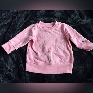 Champion 3-6M Sweatshirt **not stained! Its a shadow*